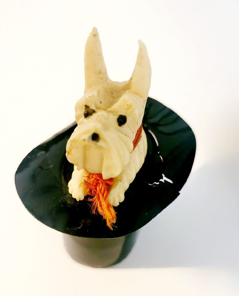 VINTAGE Scottie Dog LOT 10 Piece - Scottish Terrier - Celluloid Wood Syroco - Picture 3 of 15